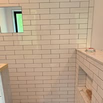 Vanity and wall tile