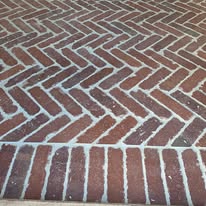 Brick floor pattern